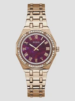 Two-Tone Analog Watch