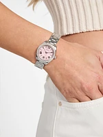 Silver-Tone Analog Watch