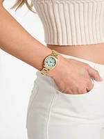 Gold-Tone Analog Watch