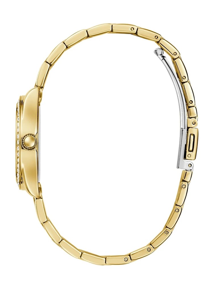 Gold-Tone Analog Watch