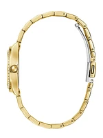 Gold-Tone Analog Watch