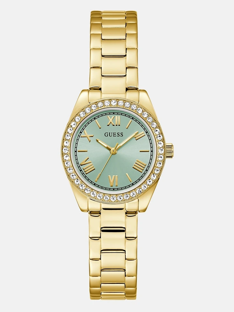 Gold-Tone Analog Watch