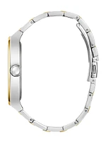 Silver and Gold-Tone Analog Watch