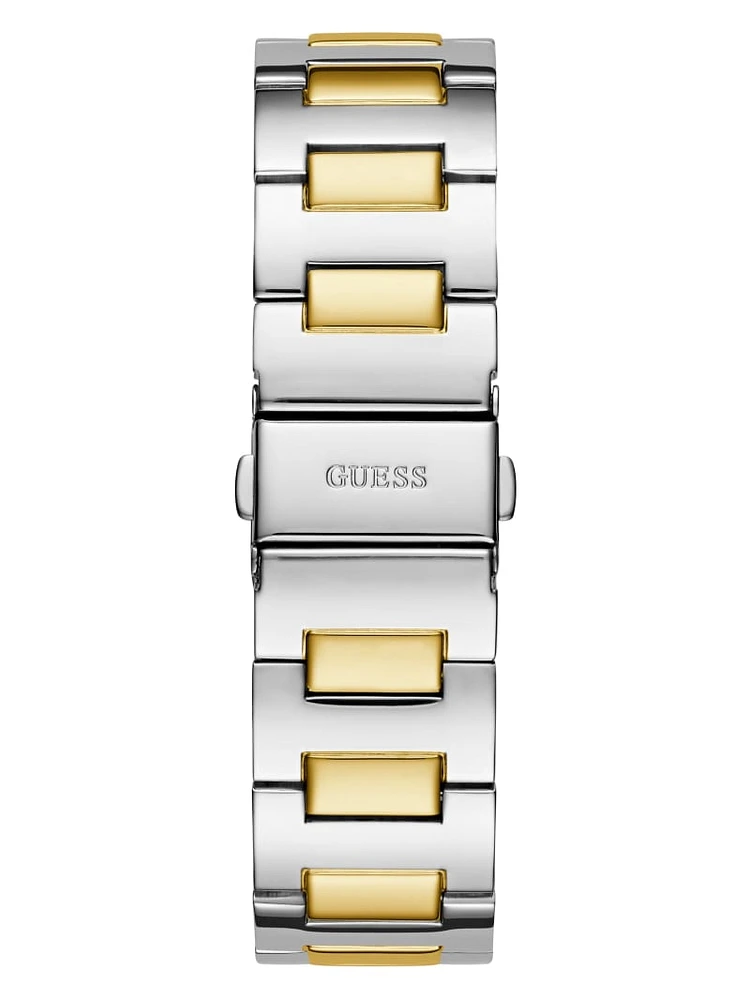 Silver and Gold-Tone Analog Watch