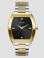 Silver and Gold-Tone Analog Watch