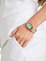 Silver and Gold-Tone Analog Watch