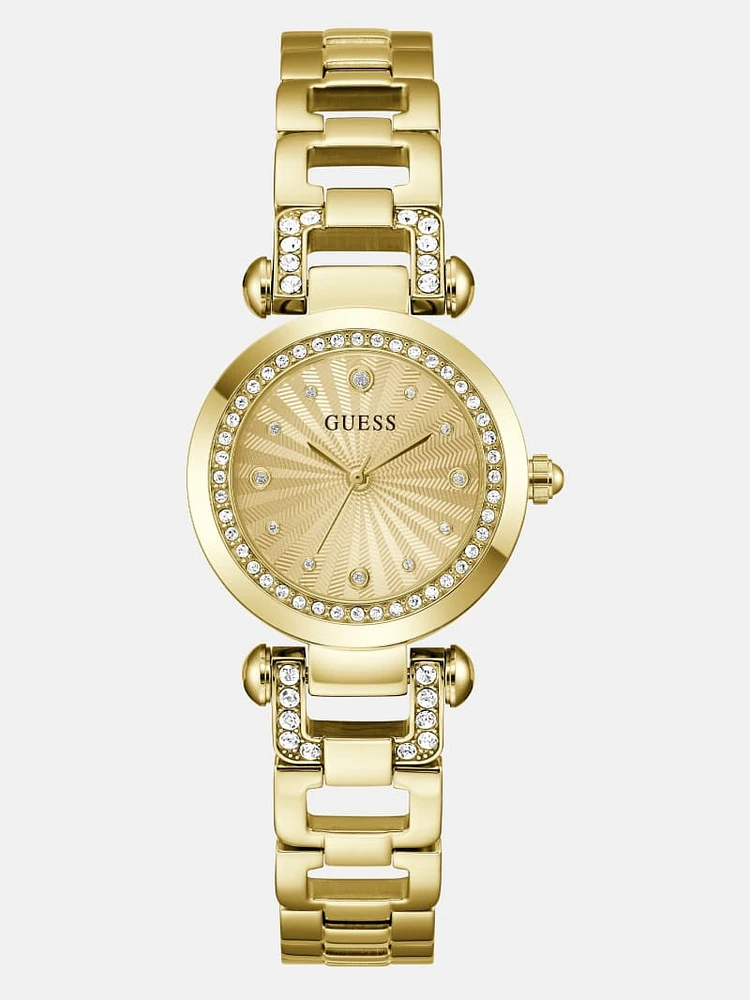 Gold-Tone Analog Watch