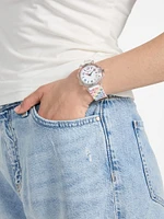 Transparent Rainbow Analog Watch