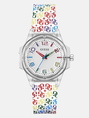 Transparent Rainbow Analog Watch