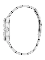 Silver-Tone Analog Watch