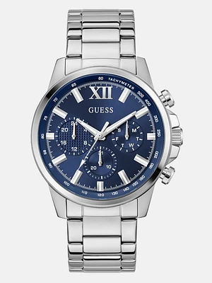 Silver-Tone Multifunction Watch