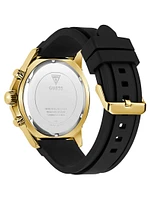 Black Silicon Multifunction Watch