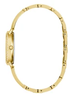 Gold-Tone Triangle Analog Watch