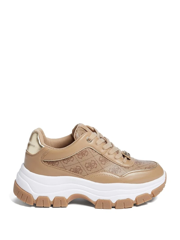 Berrett Metallic Quattro G Jogger Sneakers