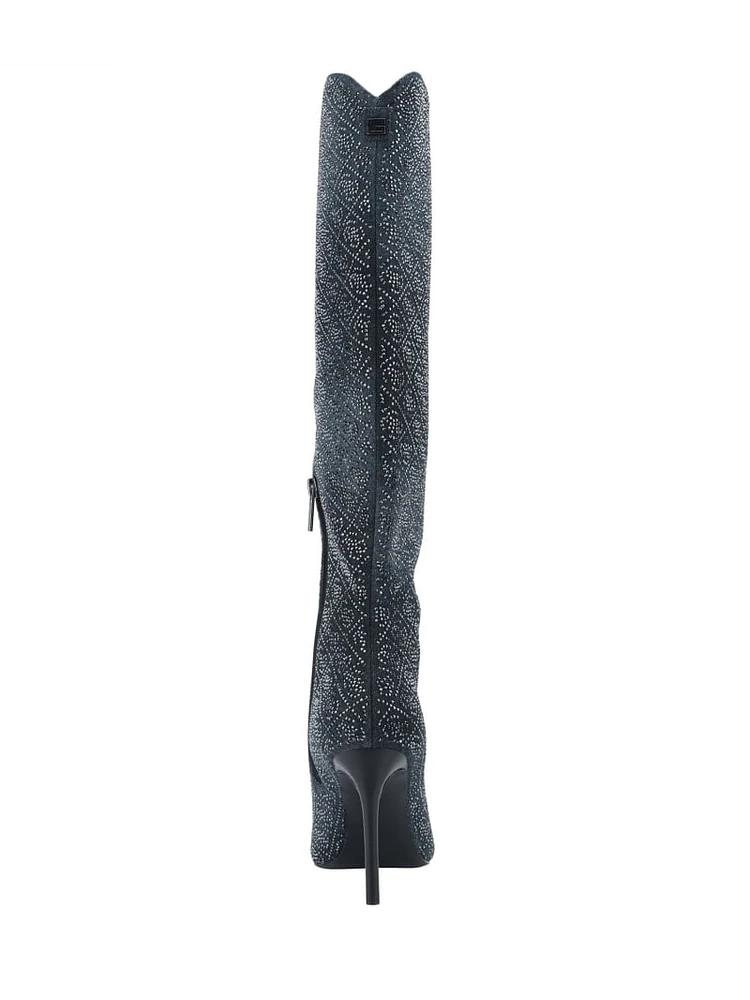 Bralyn Rhinestone Knee-High Boots