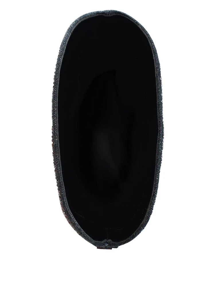 Bralyn Rhinestone Knee-High Boots