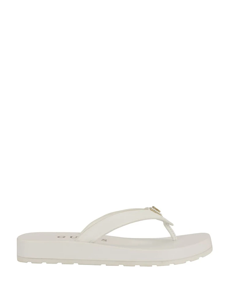 Candry Logo Flip Flop Sandals