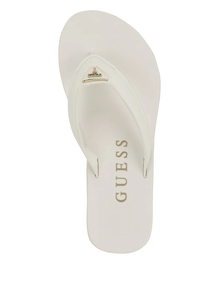 Candry Logo Flip Flop Sandals