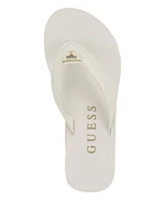 Candry Logo Flip Flop Sandals