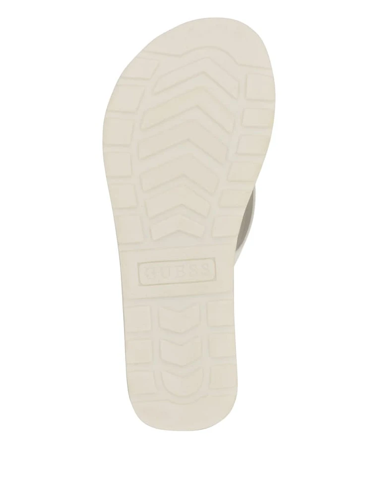 Candry Logo Flip Flop Sandals