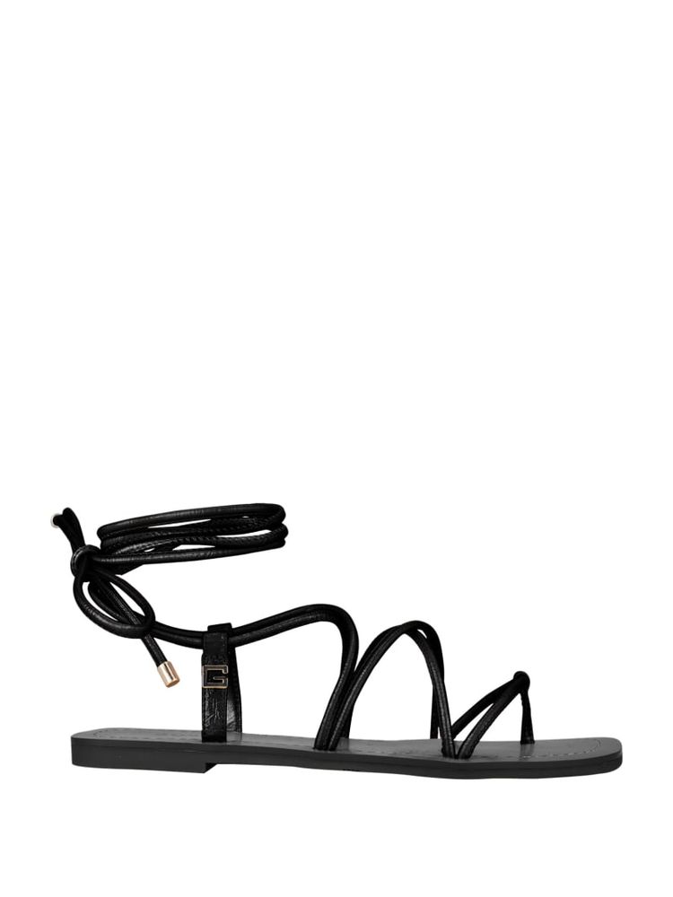 Cristen Lace-Up Flat Sandals