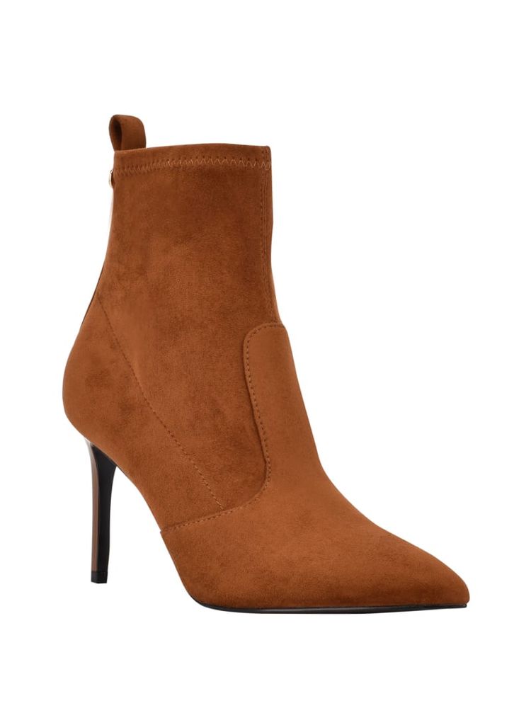 Dafina Faux-Suede Sock Booties