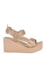 Dawsin Rhinestone Wedges