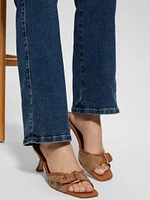 Dista Buckle Kitten Heels