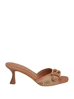 Dista Buckle Kitten Heels