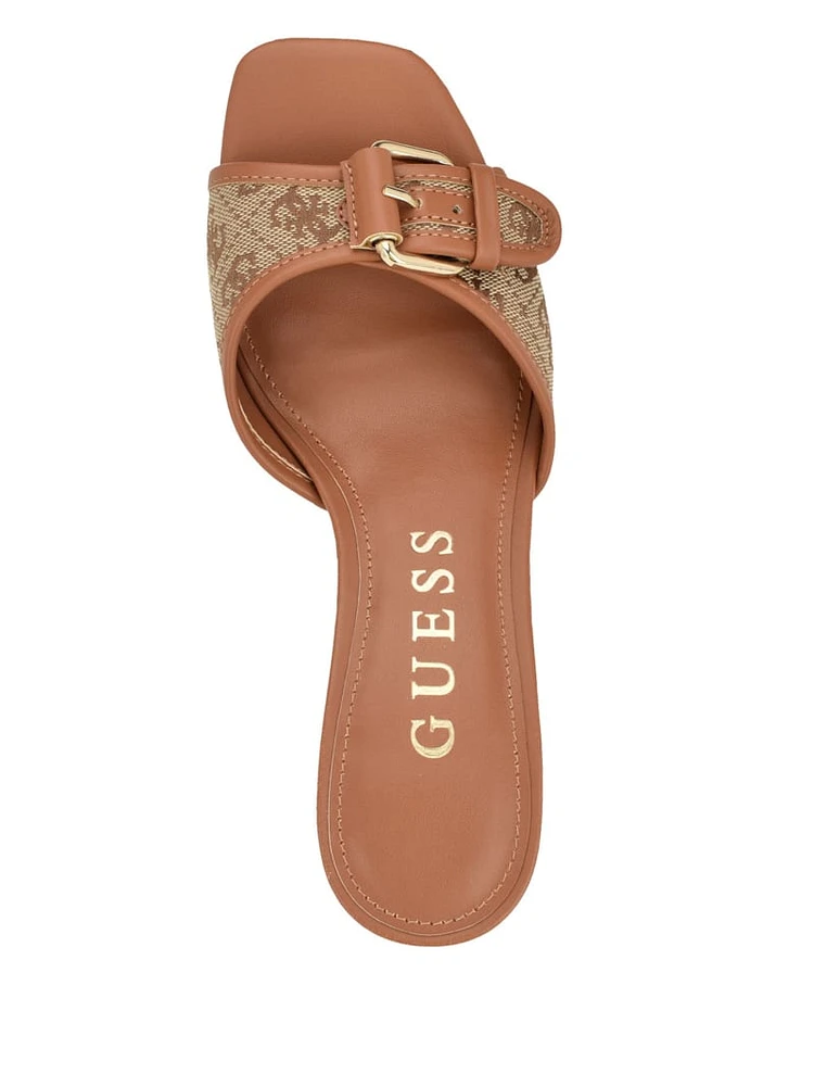 Dista Buckle Kitten Heels