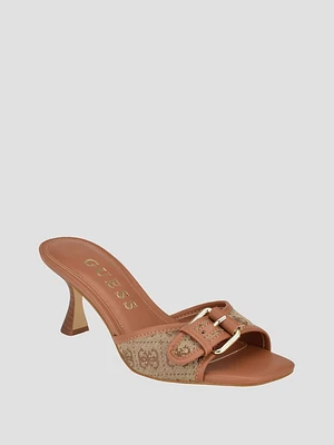 Dista Buckle Kitten Heels