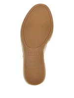 Evba Embossed Espadrille Sandals