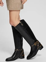 Eveda Buckle Riding Boots