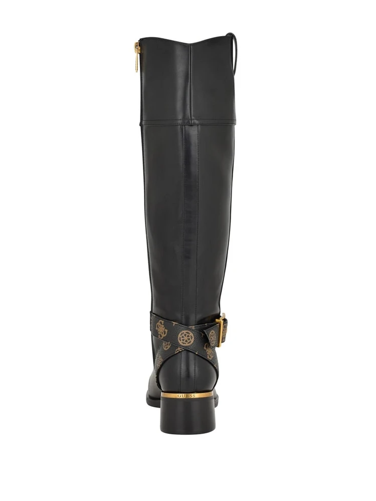 Eveda Buckle Riding Boots