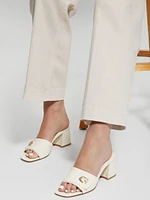 Gallai Block Heel Mules