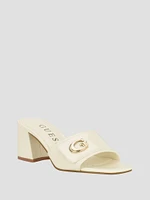 Gallai Block Heel Mules