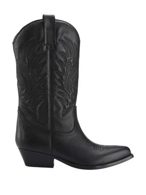 Gallen Leather Knee-High Cowgirl Boots