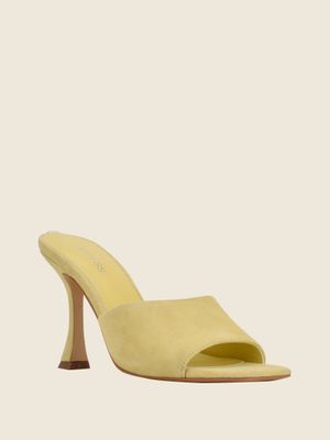 Hambree Suede Heeled Mules