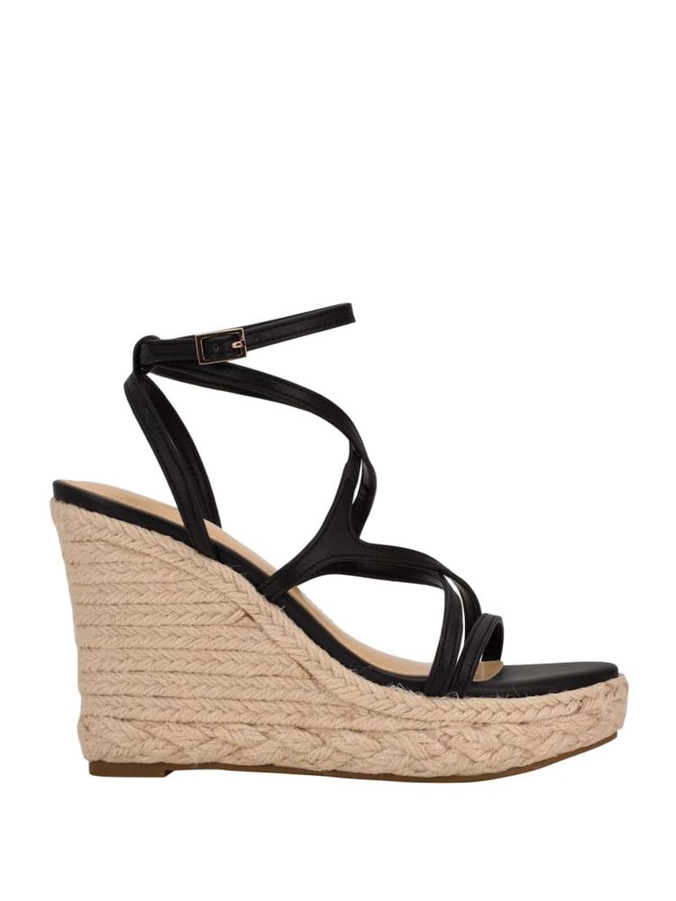 Guess Women's Hidy Logo Espadrille Wedges