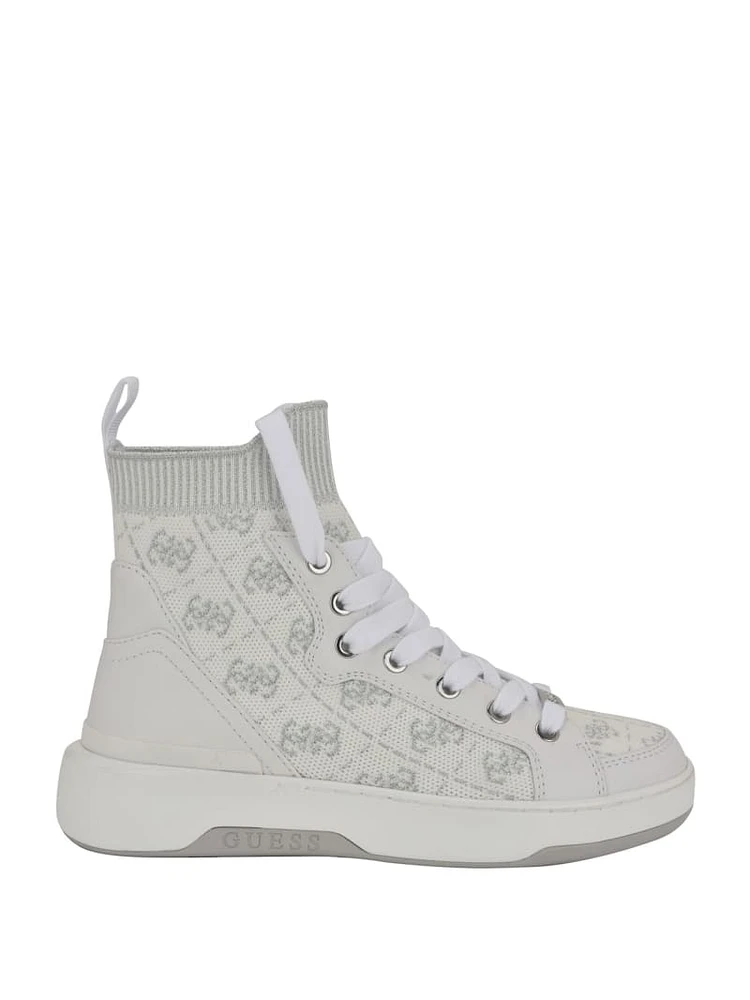 Quattro G Knit High Top Sneakers
