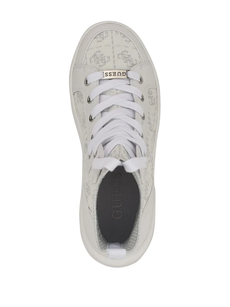 Quattro G Knit High Top Sneakers
