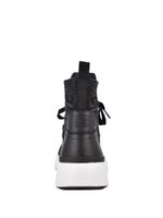 Manney Knit Logo High-Top Sneakers