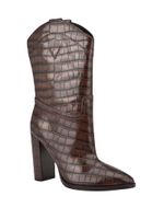 Marney Crocodile Western Booties