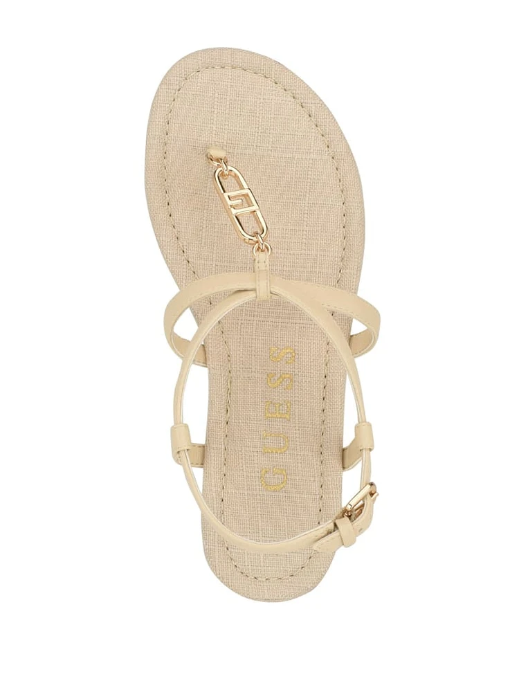 Meaa Chain T-Strap Sandals