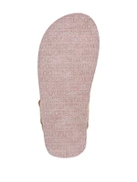 Nylaha Rhinestone Flatform Sandals