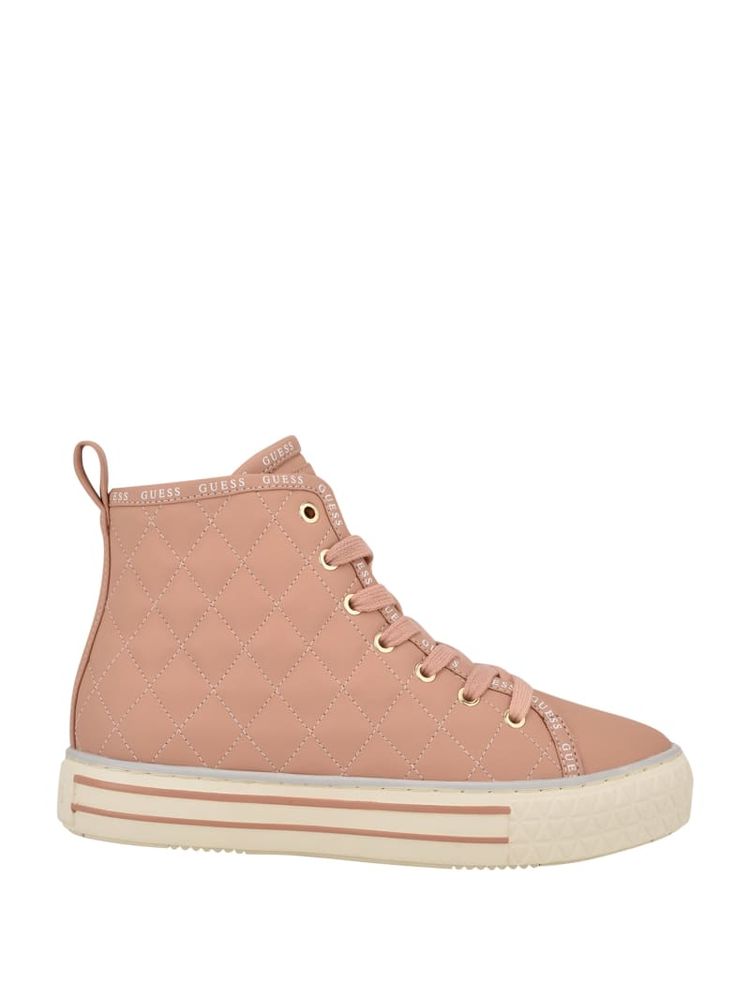 Quilted High-Top Sneakers
