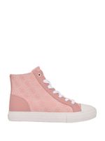 Power Logo High-Top Sneakers