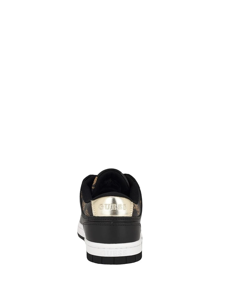 Rubinn Faux-Leather Sneakers