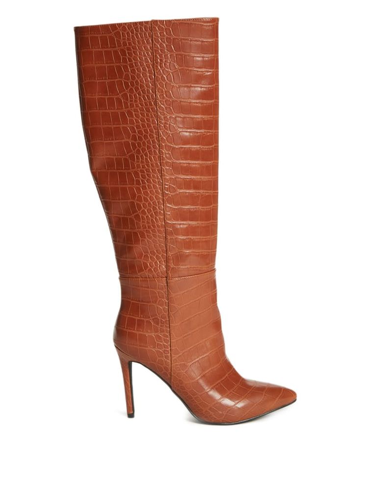 Croc Knee-High Boots