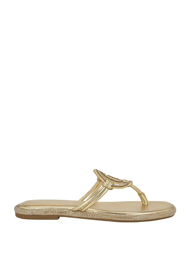 Saima Rhinestone Signature Sandals